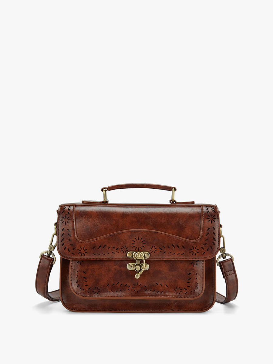 Bolso Bandolera Perforado para Mujer