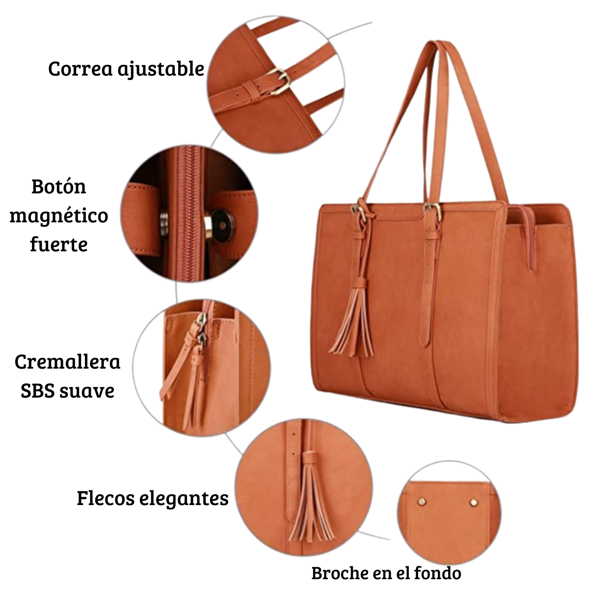 Bolsa Oficina para notebook 15.6'' Gran Capacidad