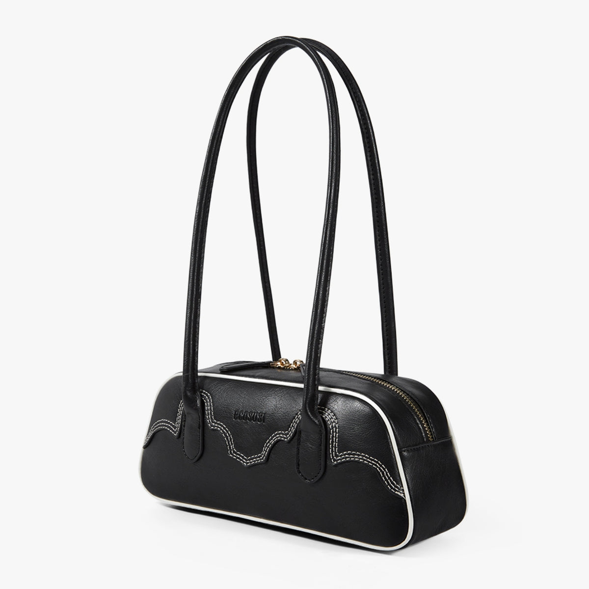 Cartera Evelyn Estilo Baguette de Cuero Vegano 2,6 L