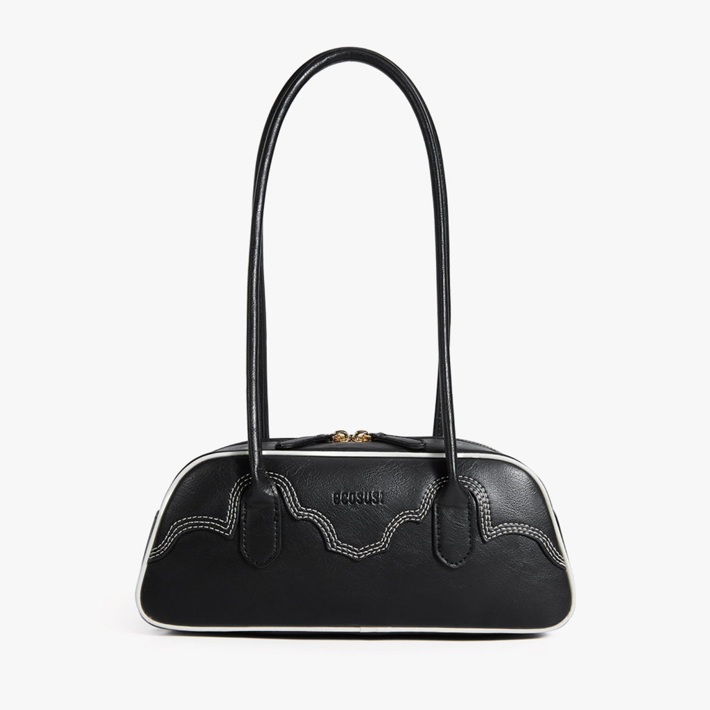 Cartera Evelyn Estilo Baguette de Cuero Vegano 2,6 L