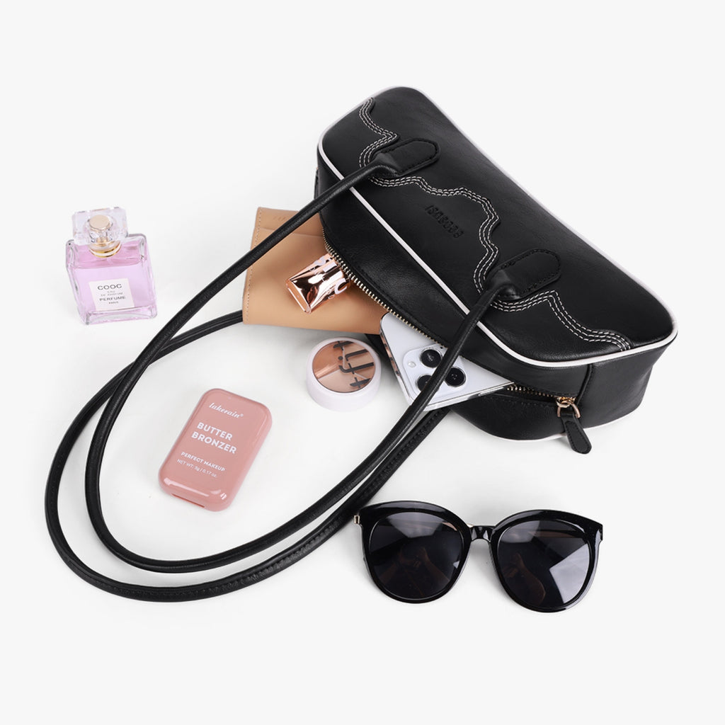 Cartera Evelyn Estilo Baguette de Cuero Vegano 2,6 L