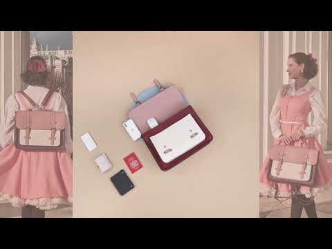 Video Ecosusi Mochila y Maletín Vintage Sombre para Notebook 15.6"
